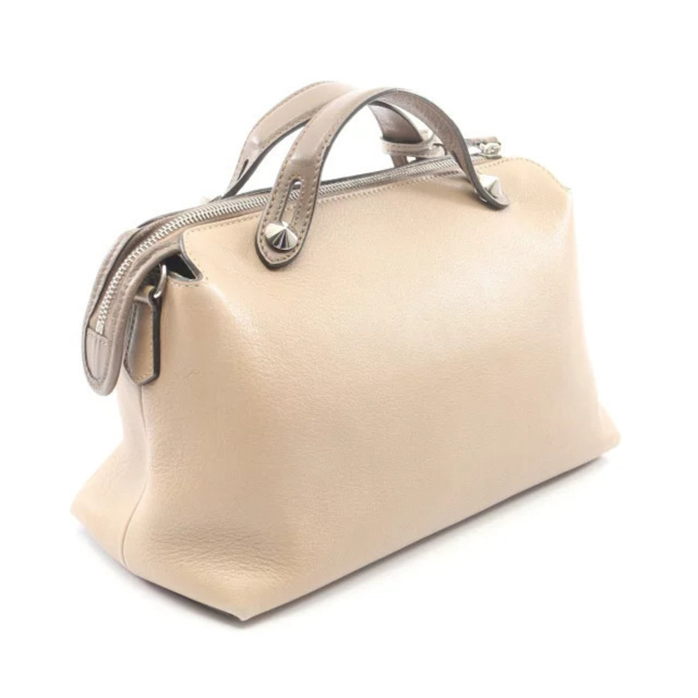 Fendi THE BY Cream WAY Beige Handbag Leather Cream Tan